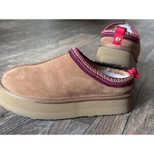 🆕Women Project Cloud Chestnut Leather Soft Memory Foam Cozy Supportive Slipper